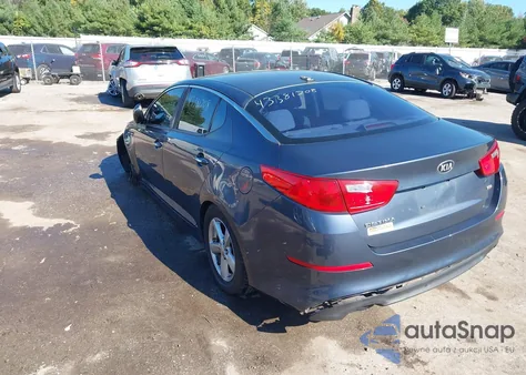 2015 Kia Optima Lx из США, поврежденный, VIN KNAGM4A70F5613122
